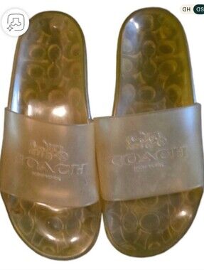 Coach Slides Size 9 Womans Coach Ulyssa Slide Buttercup
